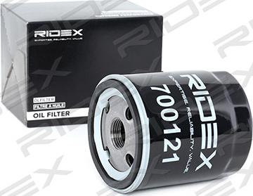 RIDEX 7O0121 - Eļļas filtrs www.autospares.lv