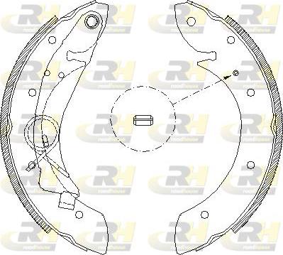 Roadhouse 4419.00 - Brake Shoe, Drum brakes www.autospares.lv