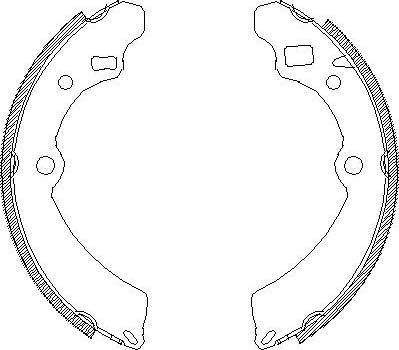 Alpha Brakes HST-SU-010 - Bremžu loku komplekts www.autospares.lv