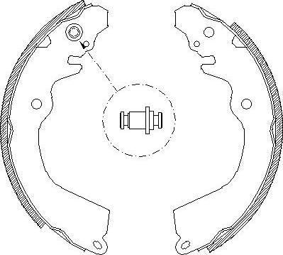 Alpha Brakes HST-MS-050 - Bremžu loku komplekts autospares.lv