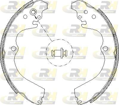 Roadhouse 4663.00 - Тормозные башмаки, барабанные www.autospares.lv