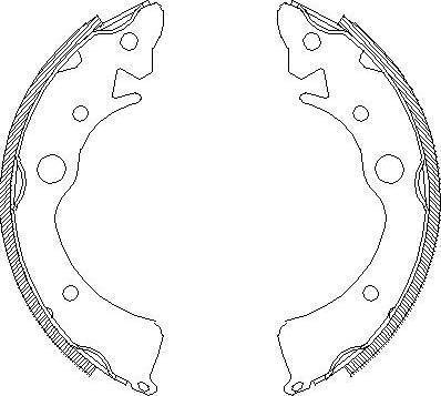 Alpha Brakes HST-HD-003 - Bremžu loku komplekts www.autospares.lv