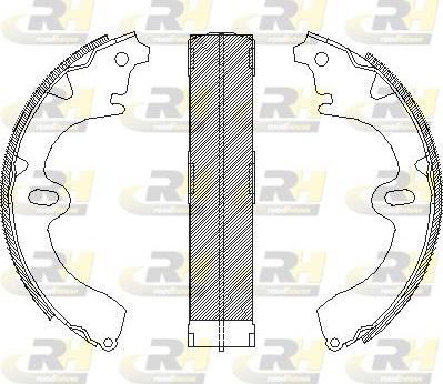 Roadhouse 4097.00 - Brake Shoe, Drum brakes www.autospares.lv