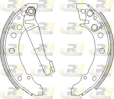 Roadhouse 4045.00 - Brake Shoe, Drum brakes www.autospares.lv