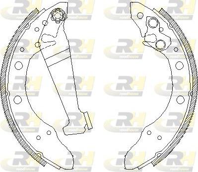 Roadhouse 4046.01 - Brake Shoe, Drum brakes www.autospares.lv