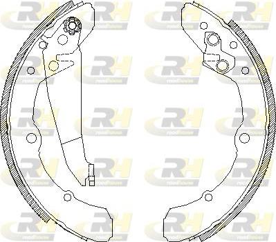 Roadhouse 4048.00 - Brake Shoe, Drum brakes www.autospares.lv