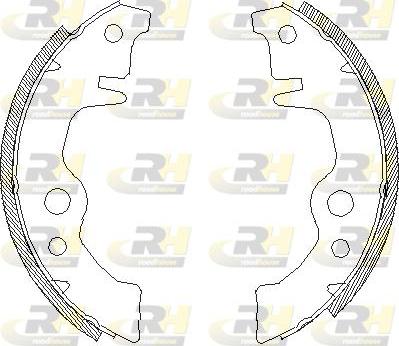 Roadhouse 4011.00 - Brake Shoe, Drum brakes www.autospares.lv