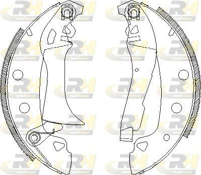 Roadhouse 4017.00 - Brake Shoe, Drum brakes www.autospares.lv