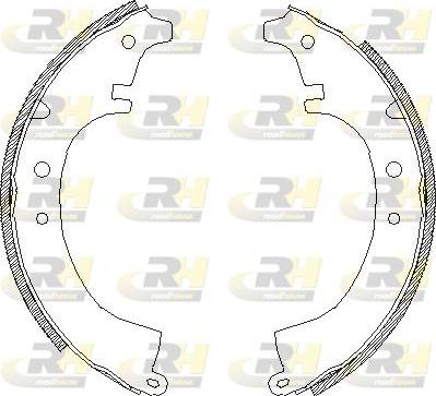 Roadhouse 4087.00 - Brake Shoe, Drum brakes www.autospares.lv