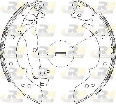 Roadhouse 4027.00 - Brake Shoe, Drum brakes www.autospares.lv