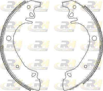 Roadhouse 4070.00 - Brake Shoe, Drum brakes www.autospares.lv