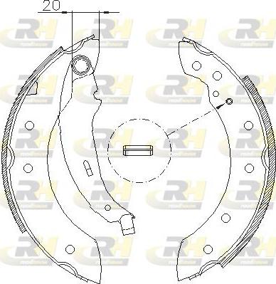 Roadhouse 4199.01 - Bremžu loki www.autospares.lv