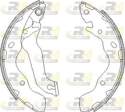 Roadhouse 4141.00 - Brake Shoe, Drum brakes www.autospares.lv