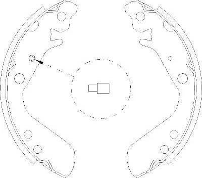 Alpha Brakes HST-HD-017 - Bremžu loku komplekts autospares.lv