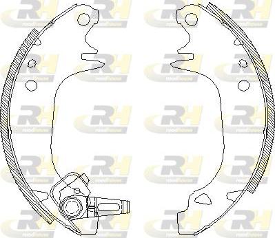 Roadhouse 4130.00 - Brake Shoe, Drum brakes www.autospares.lv