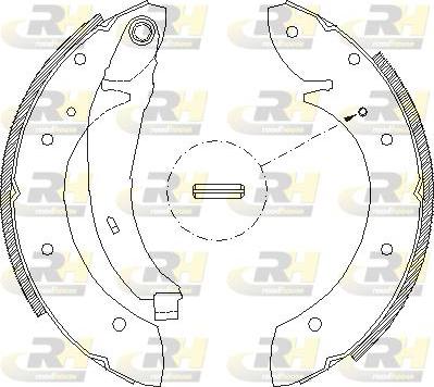 Roadhouse 4396.02 - Brake Shoe, Drum brakes www.autospares.lv