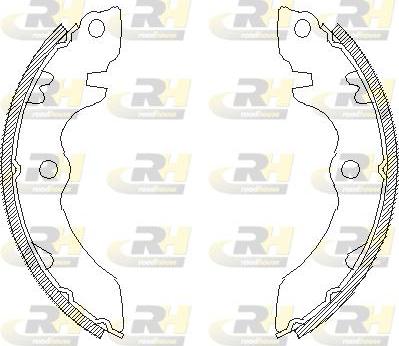 Roadhouse 4392.00 - Brake Shoe, Drum brakes www.autospares.lv