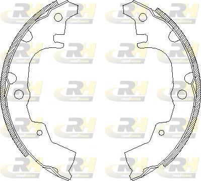 Roadhouse 4340.00 - Brake Shoe, Drum brakes www.autospares.lv