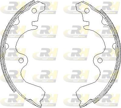 Roadhouse 4361.00 - Brake Shoe, Drum brakes www.autospares.lv