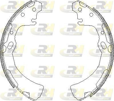 Roadhouse 4384.00 - Brake Shoe, Drum brakes www.autospares.lv