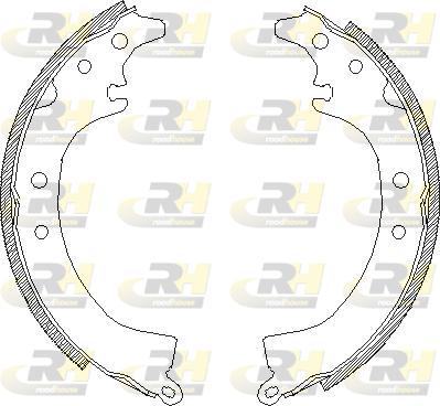 Roadhouse 4336.00 - Brake Shoe, Drum brakes www.autospares.lv