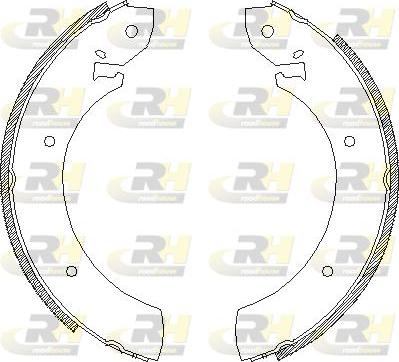 Roadhouse 4250.00 - Brake Shoe, Drum brakes www.autospares.lv