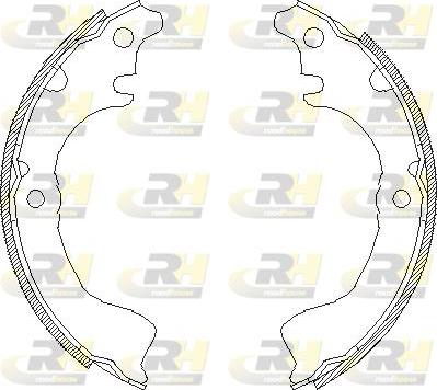 Roadhouse 4700.00 - Brake Shoe, Drum brakes www.autospares.lv