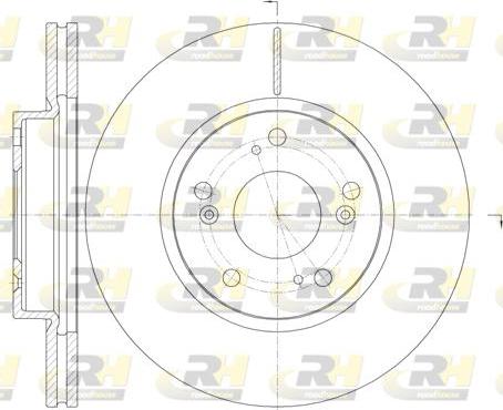 Roadhouse 6986.10 - Bremžu diski www.autospares.lv