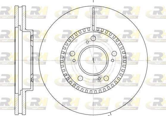 Roadhouse 6938.10 - Bremžu diski www.autospares.lv