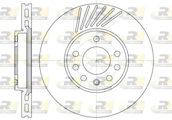 Roadhouse 6494.10 - Bremžu diski autospares.lv