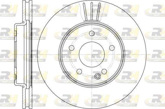 Roadhouse 6495.10 - Bremžu diski www.autospares.lv