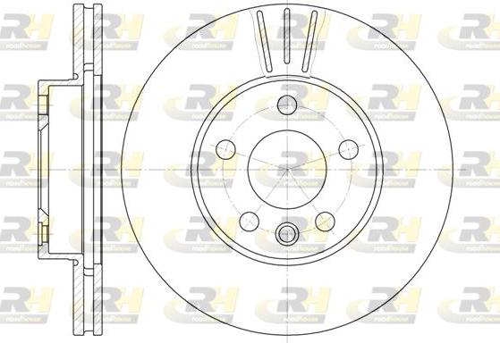 Roadhouse 6496.10 - Bremžu diski autospares.lv