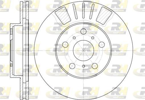 Roadhouse 6445.10 - Bremžu diski www.autospares.lv