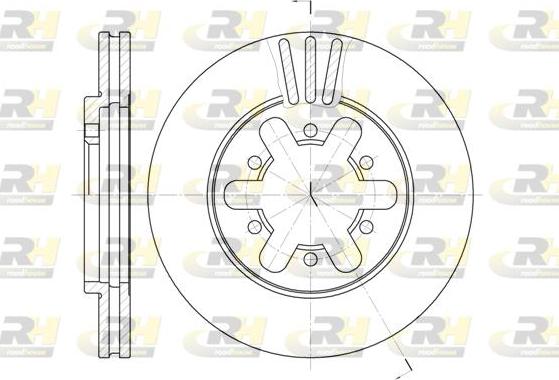 Roadhouse 6450.10 - Bremžu diski www.autospares.lv