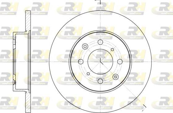 Roadhouse 6451.00 - Brake Disc www.autospares.lv