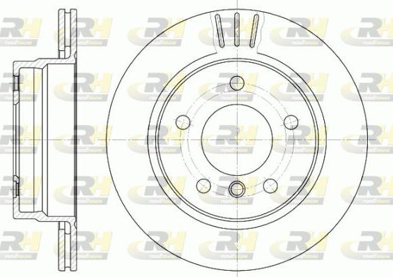 Roadhouse 6458.10 - Тормозной диск www.autospares.lv