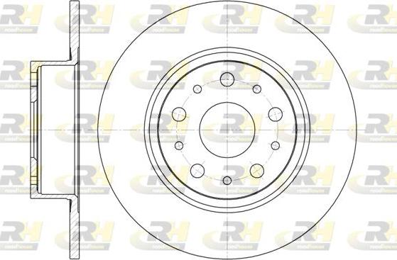 Roadhouse 6457.00 - Bremžu diski www.autospares.lv