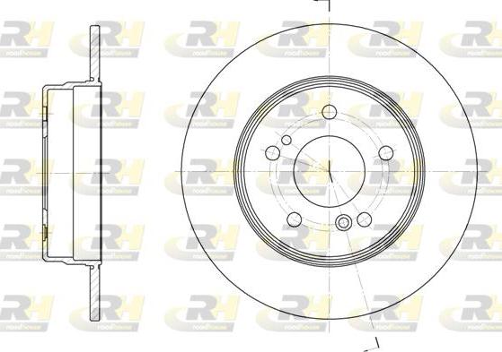 Roadhouse 6467.00 - Bremžu diski www.autospares.lv