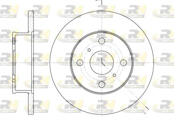 Roadhouse 6401.00 - Bremžu diski www.autospares.lv