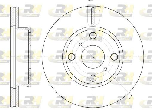 Roadhouse 6402.10 - Bremžu diski www.autospares.lv