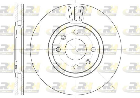 Roadhouse 6486.10 - Тормозной диск www.autospares.lv