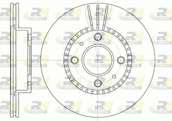 Roadhouse 6430.10 - Bremžu diski www.autospares.lv