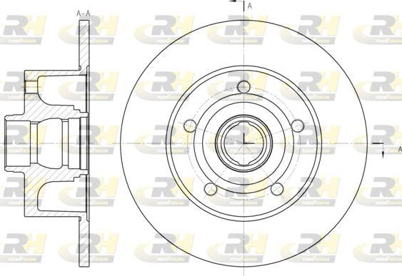 Roadhouse 6431.00 - Bremžu diski www.autospares.lv