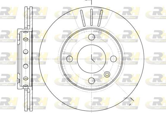 Roadhouse 6426.10 - Bremžu diski autospares.lv