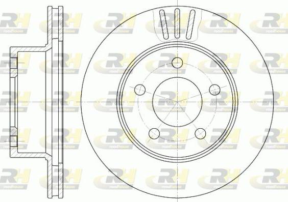 Roadhouse 6475.10 - Bremžu diski www.autospares.lv