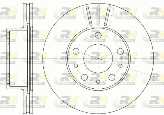 Roadhouse 6476.10 - Brake Disc www.autospares.lv