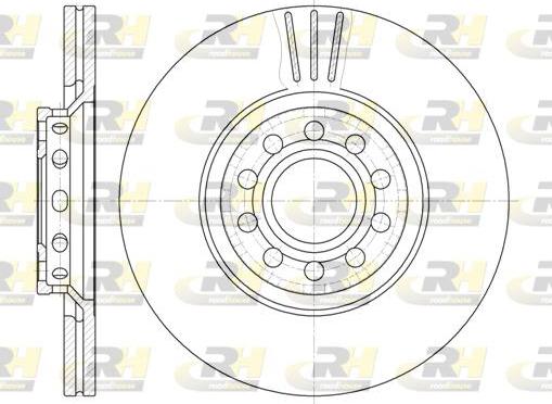 Roadhouse 6596.10 - Bremžu diski www.autospares.lv