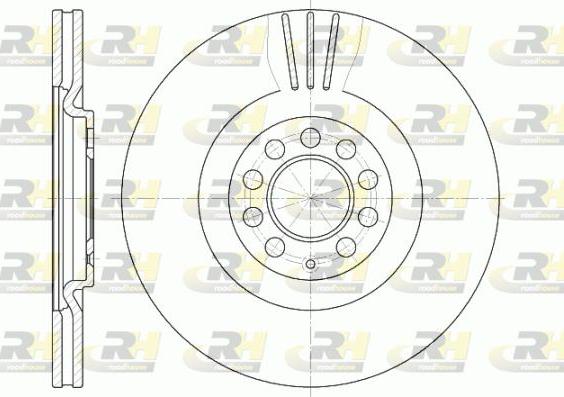 Roadhouse 6597.10 - Bremžu diski www.autospares.lv