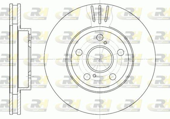 Roadhouse 6540.10 - Bremžu diski autospares.lv