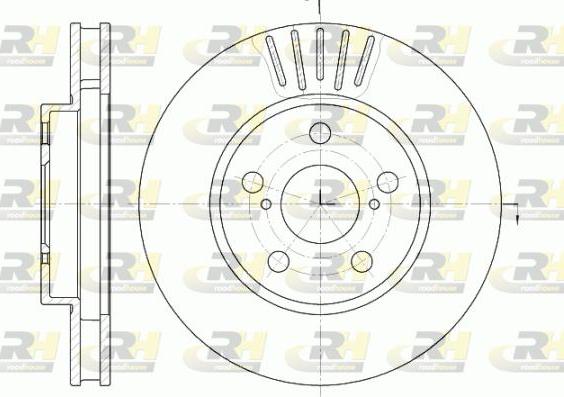 Roadhouse 6541.10 - Bremžu diski autospares.lv